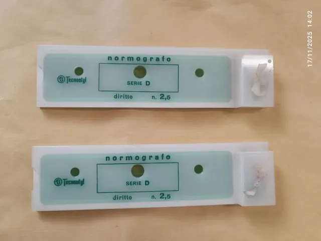 Normografo Tecnostyl Serie D vintage