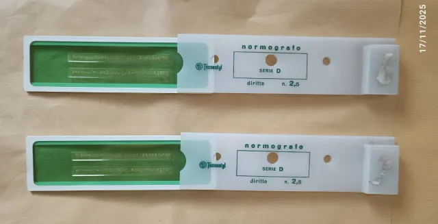 Normografo Tecnostyl Serie D vintage