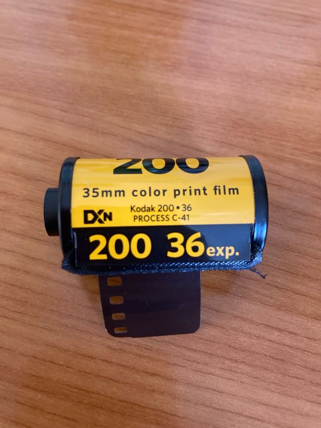 Carrete Kodak 200 35mm color 36exp.