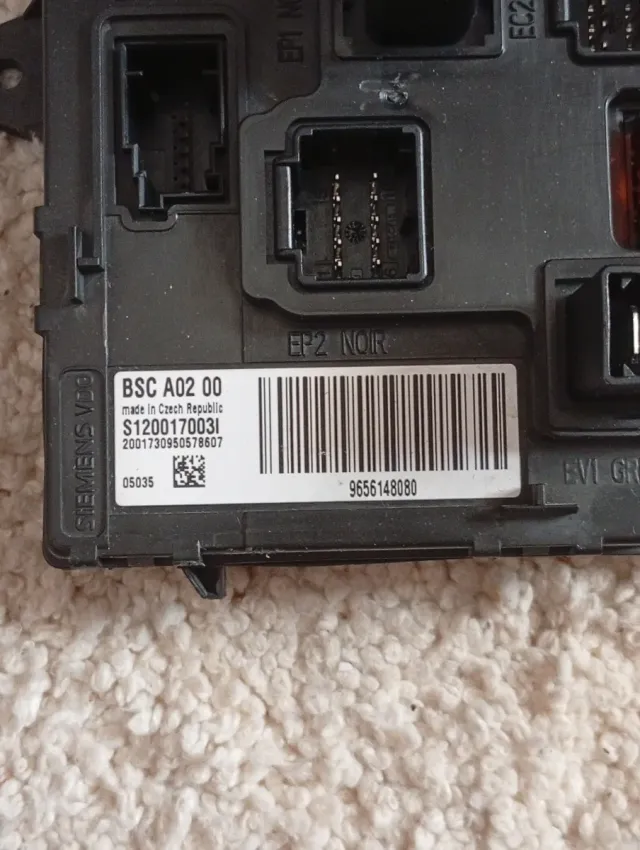 Siemens VDO BSC A02 00 Peugeot 407 Citroën C5