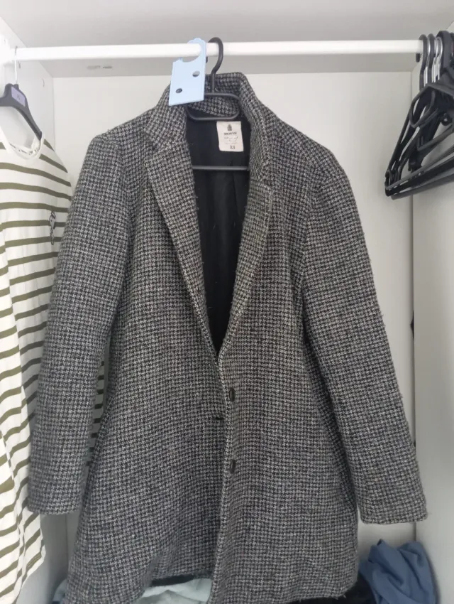 Abrigo Bershka Gris Talla XS