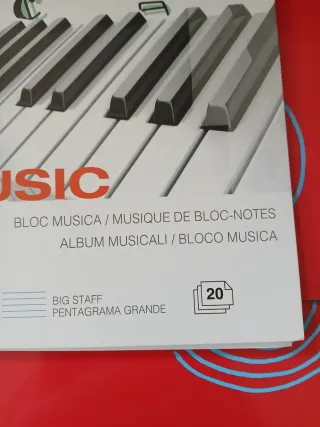 Lote 2 Cuadernos Música Basic 5 y Campus