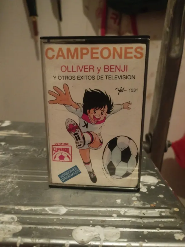 Cinta Cassette Campeones Oliver y Benji