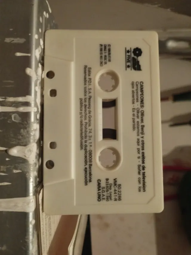 Cinta Cassette Campeones Oliver y Benji