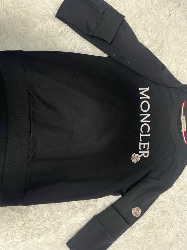 Sudadera Moncler Negra Talla S/M