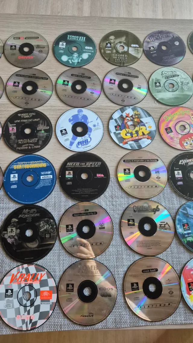 Lote 54 juegos PS1 CD