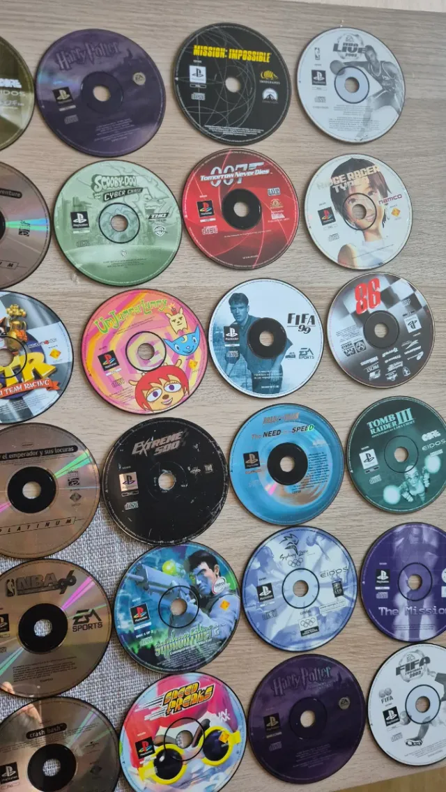 Lote 54 juegos PS1 CD