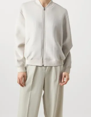 Chaqueta Bomber Only Neopreno Beige Talla S