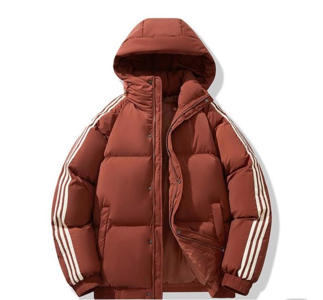 Chaqueta Adidas Marrón con Rayas