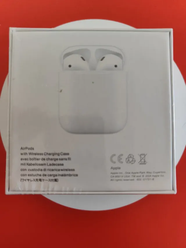 Airpods con carga inalámbrica