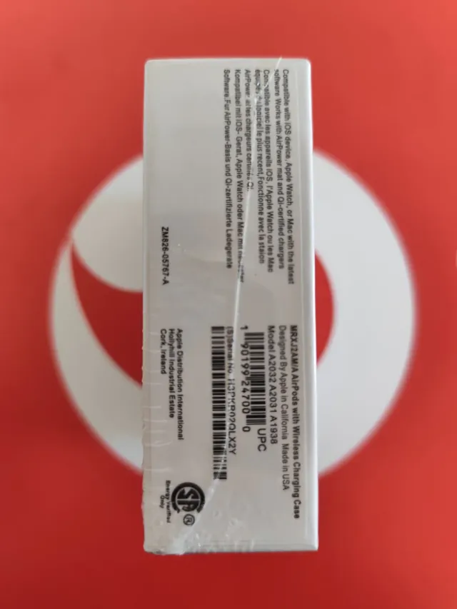 Airpods con carga inalámbrica