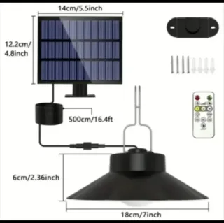Lámpara Solar Colgante LED