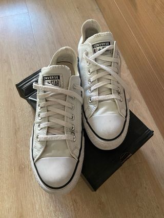 Converse Cuero Blancas Talla 39