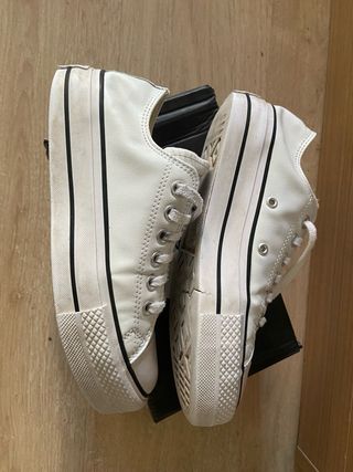 Converse Cuero Blancas Talla 39