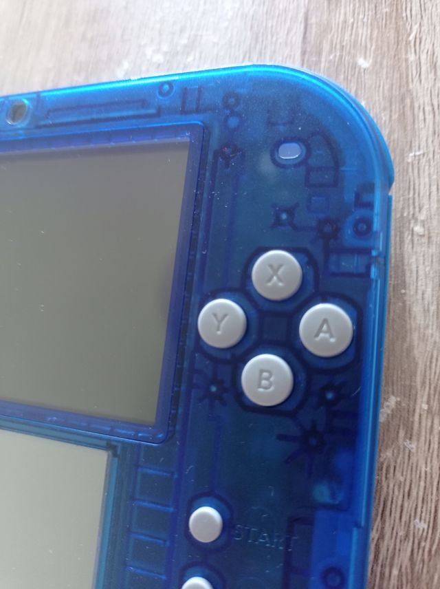 NINTENDO 2DS KYOGRE AZUL TRANSPARENTE FUNCIONANDO