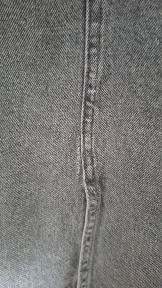 Falda vaquera cargo gris