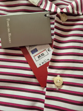 Camisa Pedro del Hierro Rayas Talla XXL
