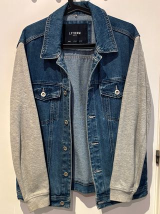Chaqueta vaquera LFTDNM azul y gris