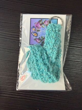 Llavero tejido a crochet