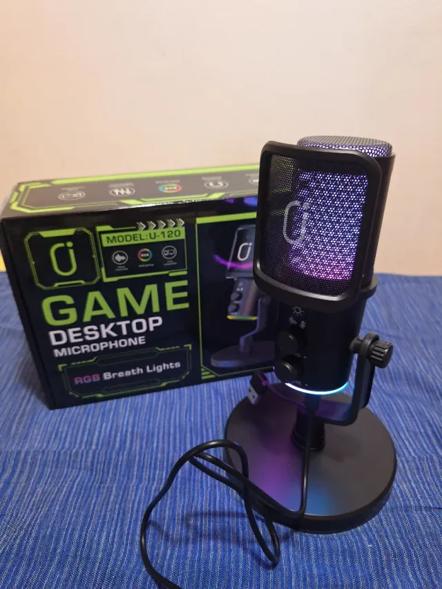 Microfono Gaming U-120 RGB