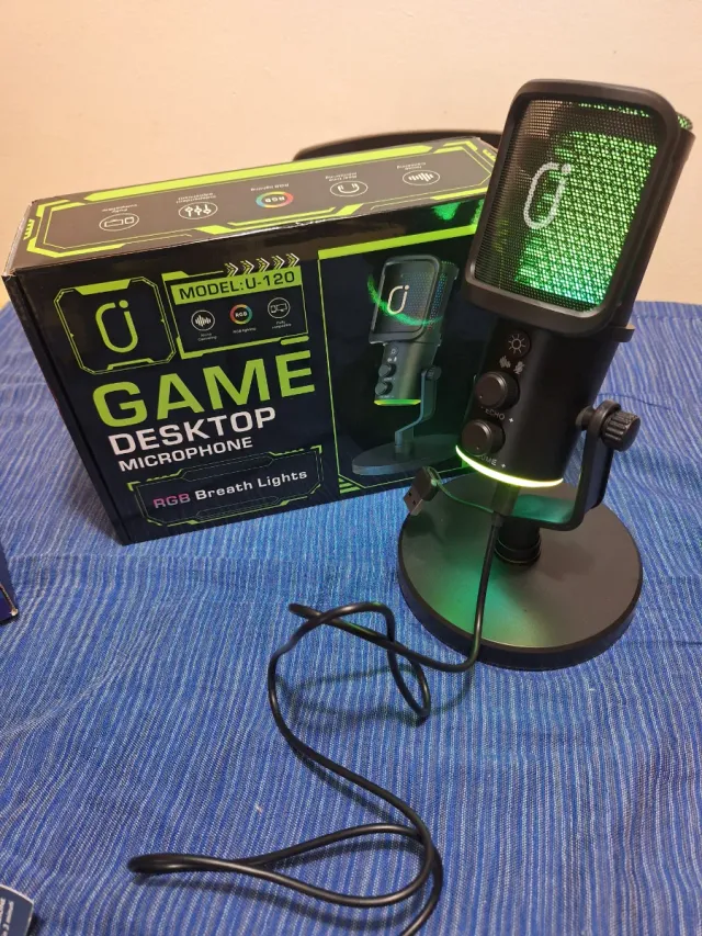 Microfono Gaming U-120 RGB
