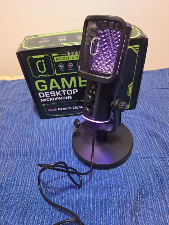 Microfono Gaming U-120 RGB