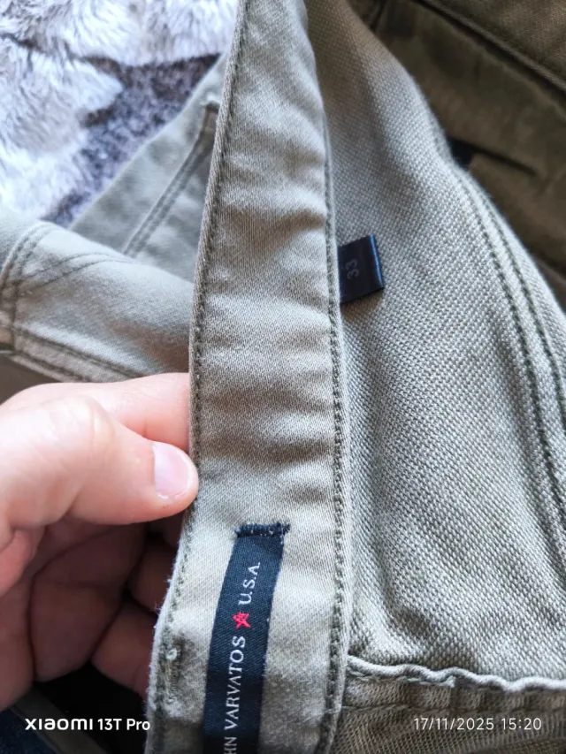 Pantalones John Varvatos Slim Straight Talla 33