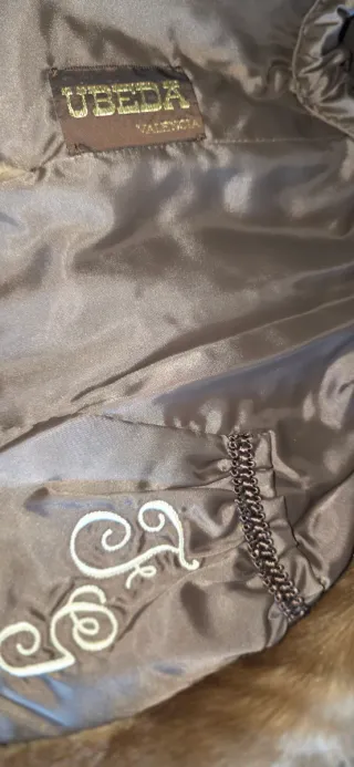 Abrigo de piel T42 marrón