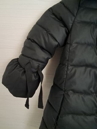 Giubbotto Trybeyond nero cappuccio maniche a sbuff