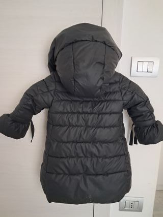 Giubbotto Trybeyond nero cappuccio maniche a sbuff