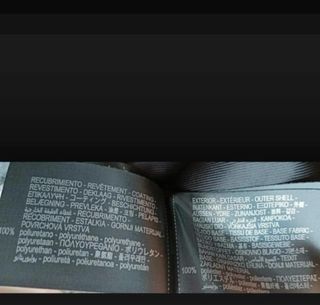 Cazadora efecto piel Zara Talla XL