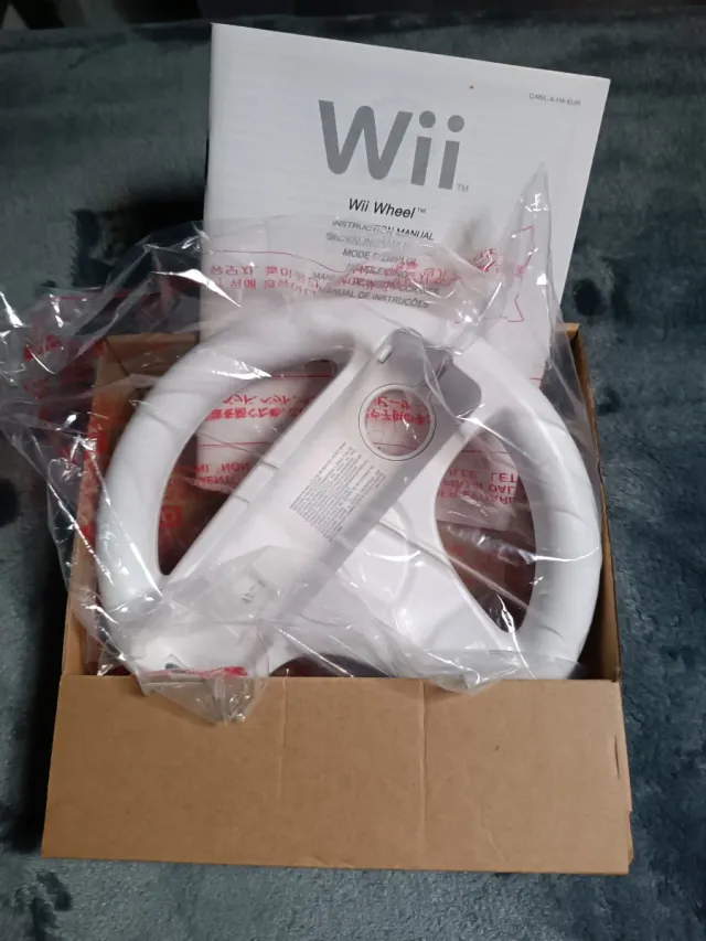 Nintendo Wii Wheel Volante Carreras y juego