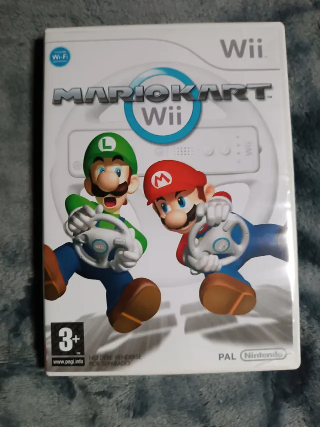 Nintendo Wii Wheel Volante Carreras y juego