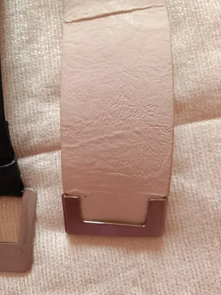 Cinturones anchos mujer negro y blanco