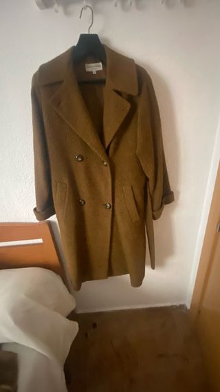 Abrigo marrón de paño