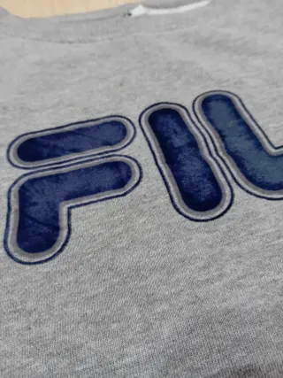 Felpa Fila Grigia Taglia XL