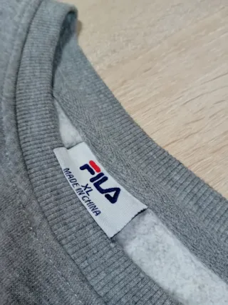 Felpa Fila Grigia Taglia XL