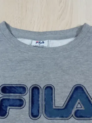 Felpa Fila Grigia Taglia XL