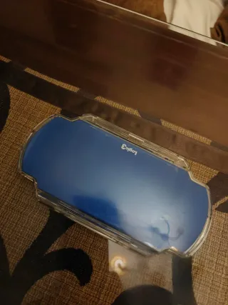 Funda Rígida PSP Azul y Transparente