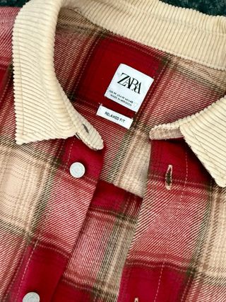 Sobrecamisa Zara Cuadros