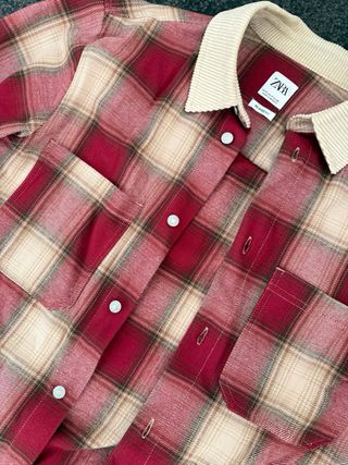 Sobrecamisa Zara Cuadros