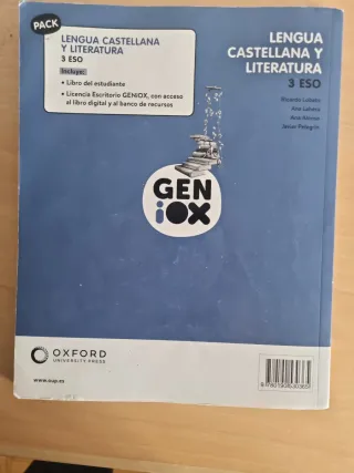 Lengua Castellana y Literatura 3º ESO. Libro de...