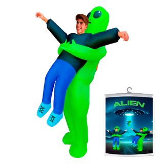 Disfraz Alien Hinchable Talla Única