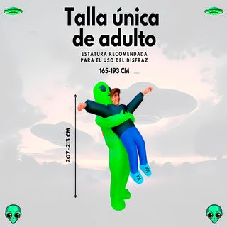 Disfraz Alien Hinchable Talla Única