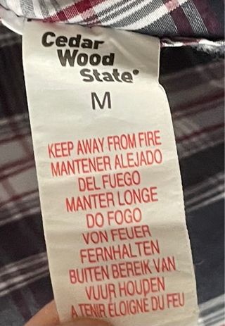 Camisa Cedar Wood State Hombre Talla M