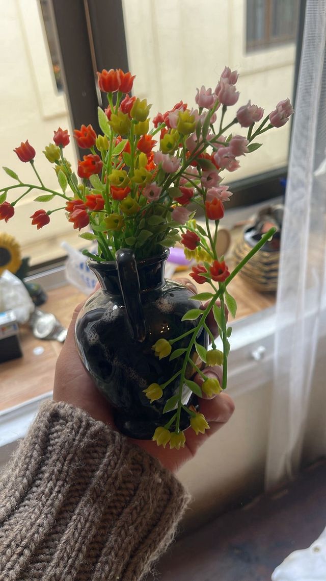 Jarrón de porcelana vintage Biarritz