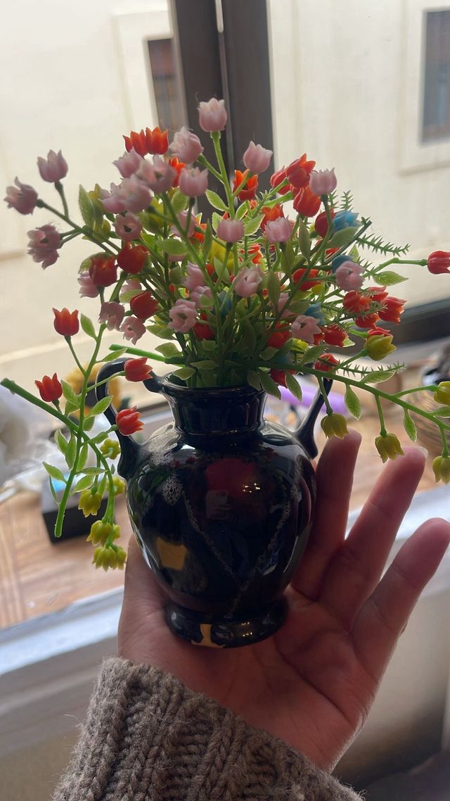 Jarrón de porcelana vintage Biarritz