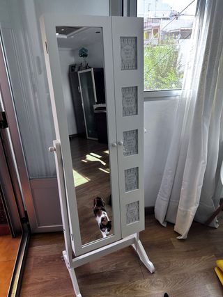 Espejo Joyero Blanco