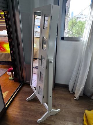 Espejo Joyero Blanco