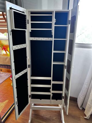 Espejo Joyero Blanco